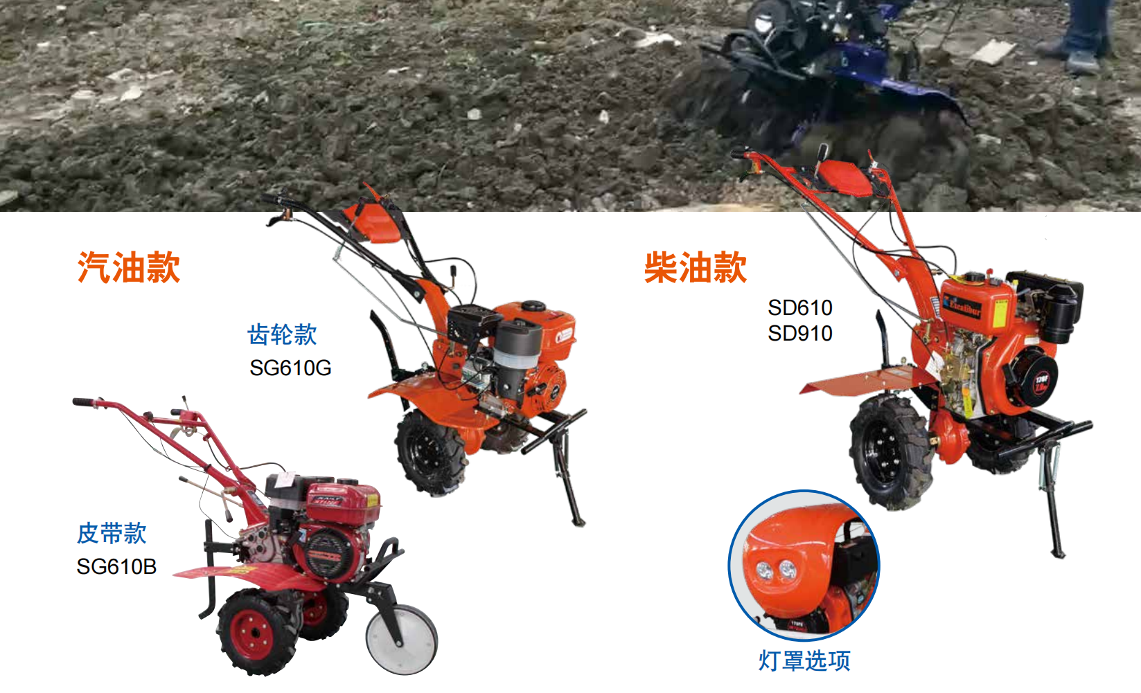 Micro Tiller / Cultivator Series