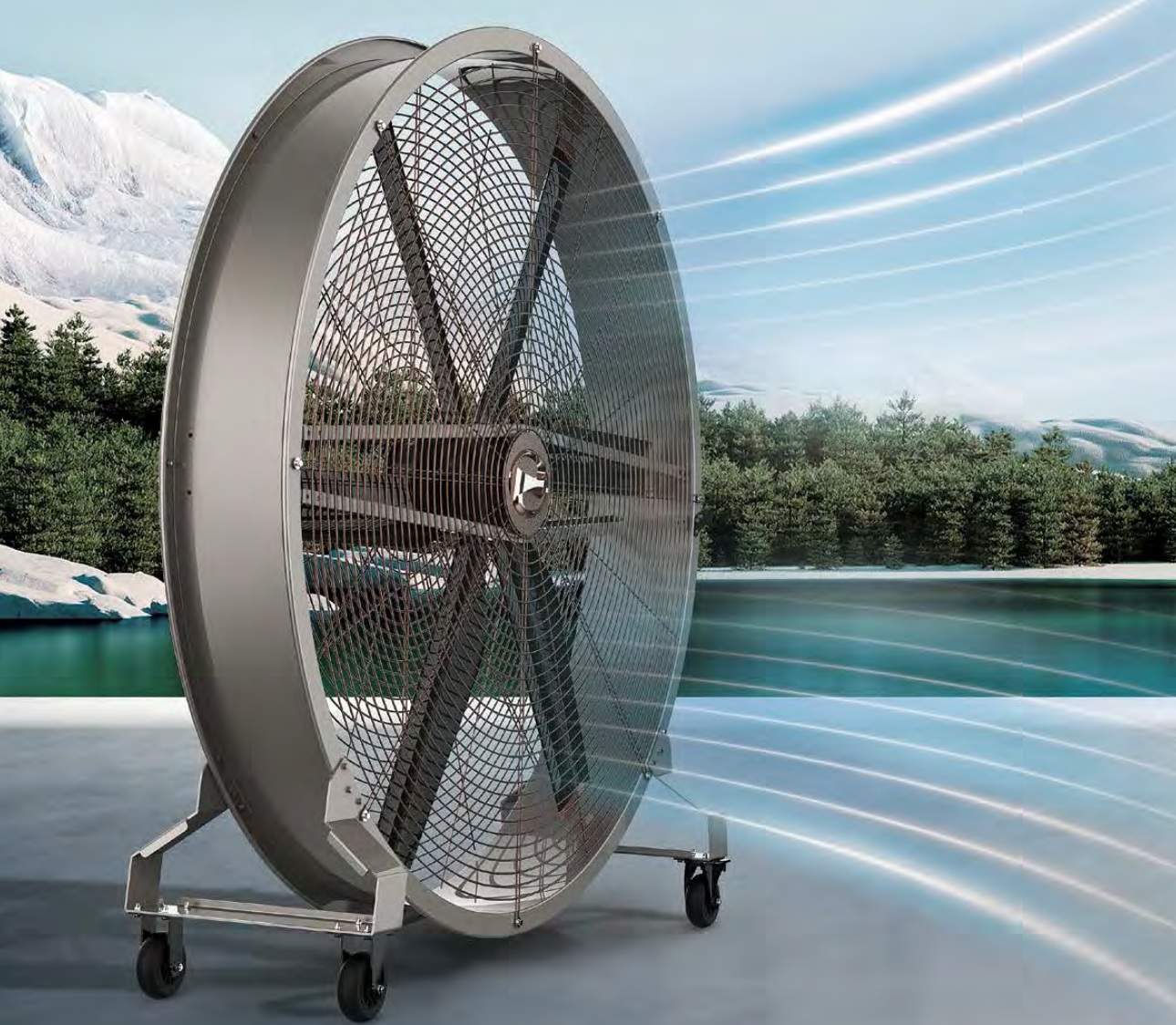 GTFI portable industrial fan HDY series