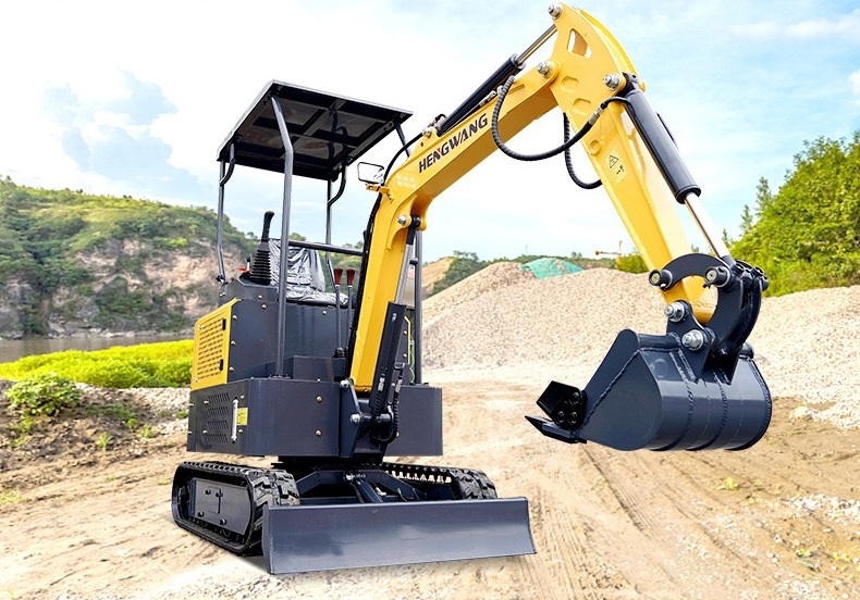 16W Mini Excavator 0.93T Pilot Control Gasoline for General Contracting
