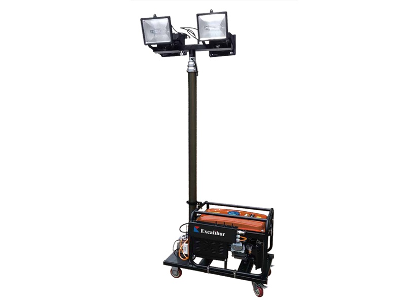 MF961 Pneumatic Light Tower 4.5-6m Halogen Heavy-Duty Design